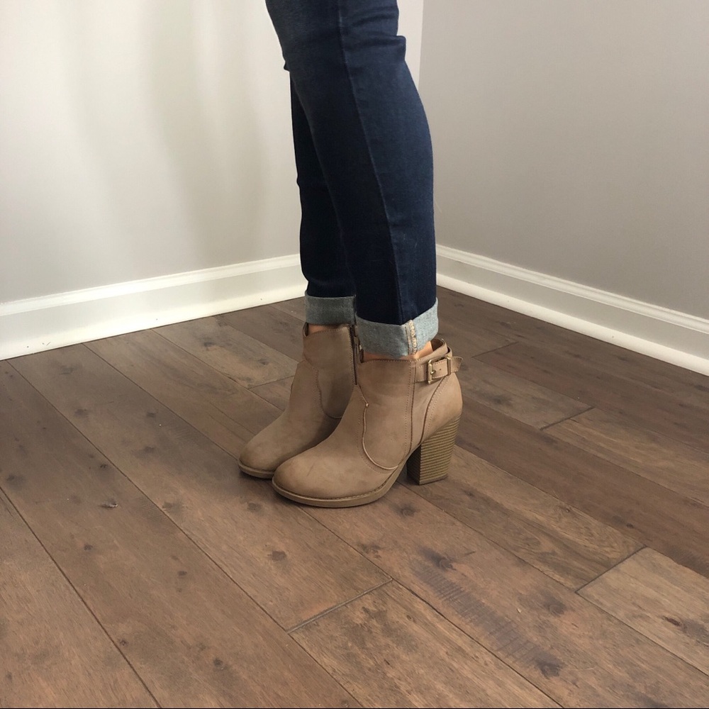Taupe Booties